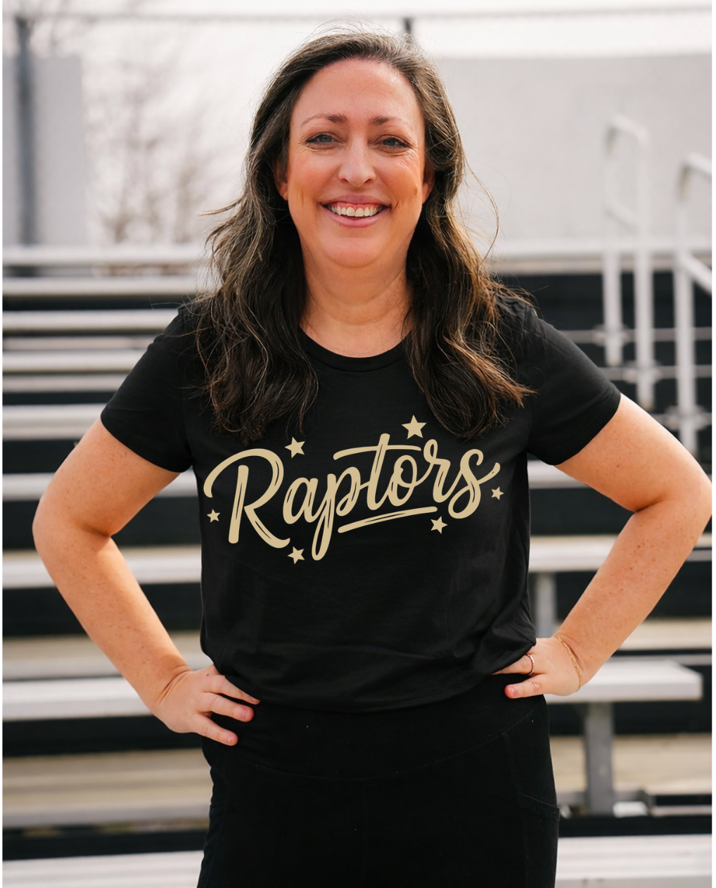 Women's Cropped Tee (Black) - Multiple Design Options