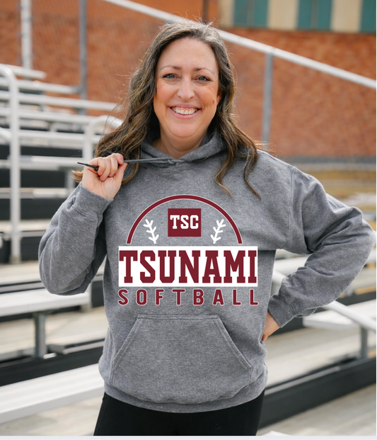 Tsunami Softball Unisex Hoodie #2