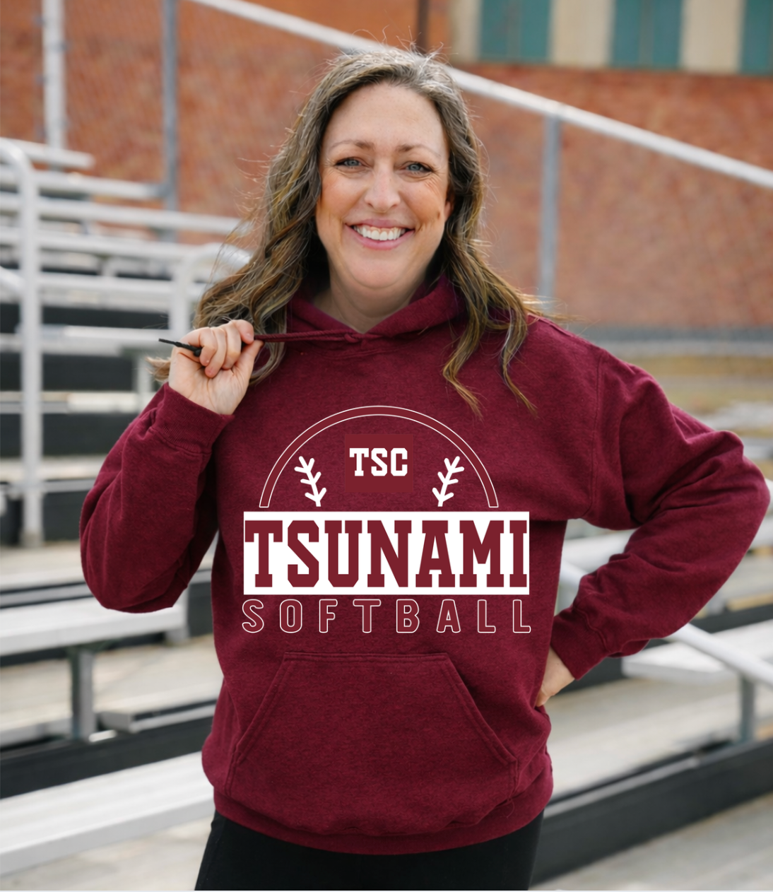 Tsunami Softball Unisex Hoodie #2