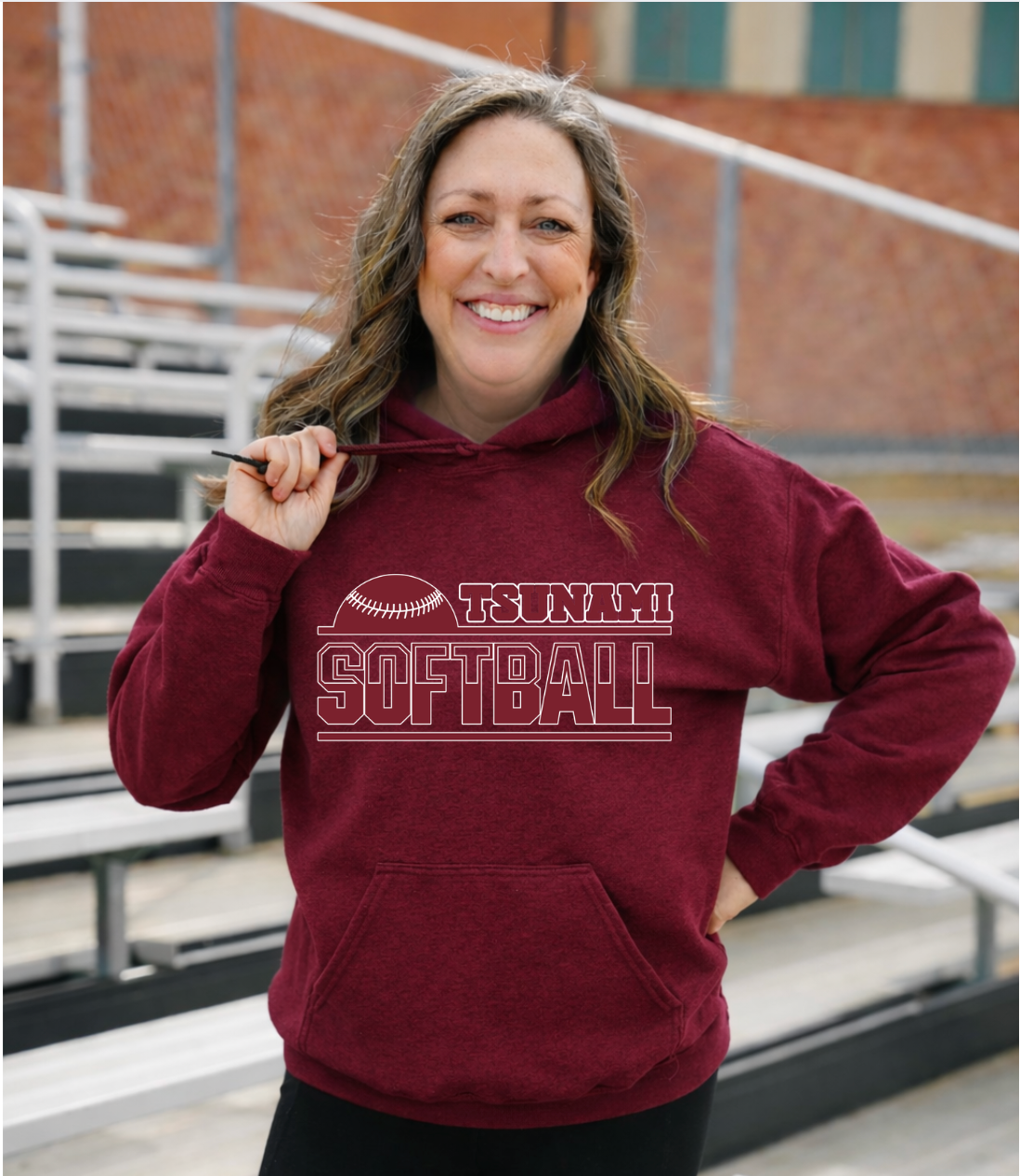 Tsunami Softball Unisex Hoodie #3