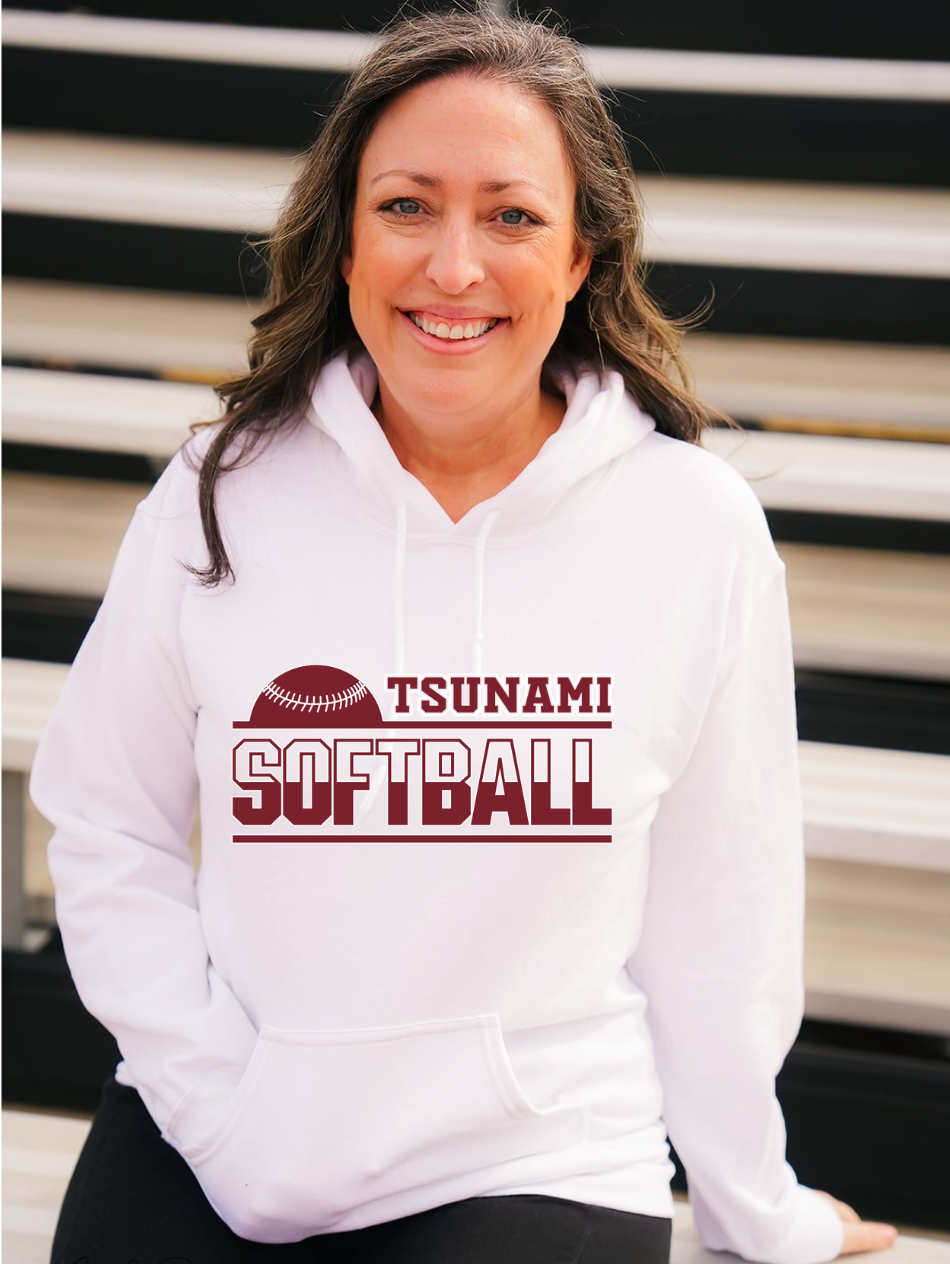 Tsunami Softball Unisex Hoodie #3