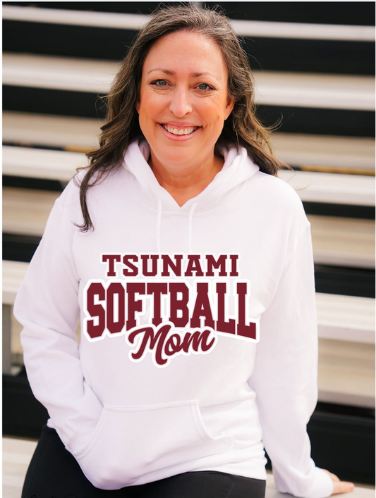 Tsunami Softball Unisex Hoodie #5 - ANY FAMILY MEMBER