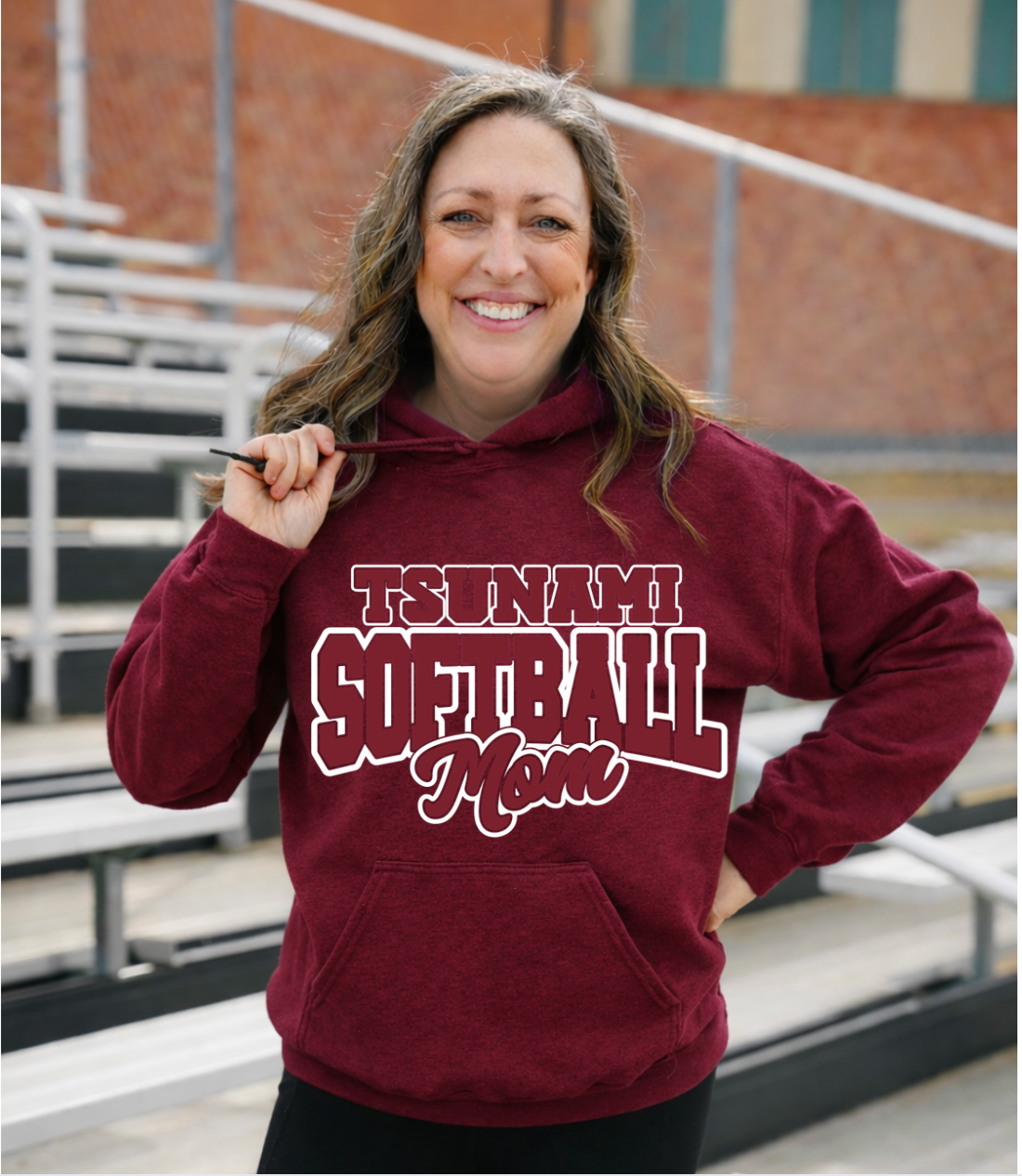 Tsunami Softball Unisex Hoodie #5 - ANY FAMILY MEMBER