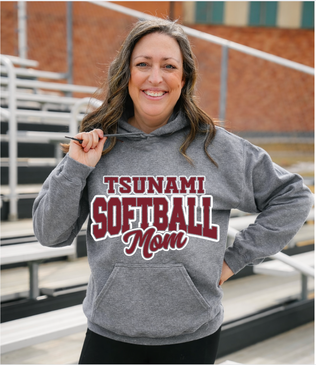 Tsunami Softball Unisex Hoodie #5 - ANY FAMILY MEMBER