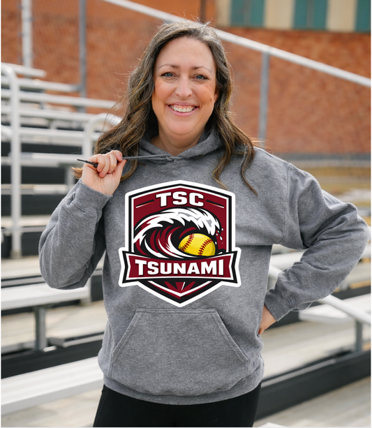 Tsunami Softball Unisex Hoodie #6