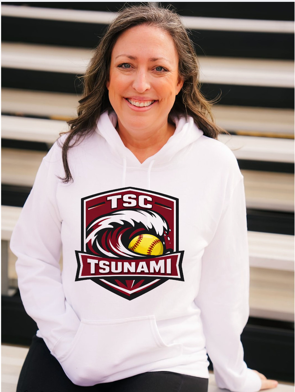 Tsunami Softball Unisex Hoodie #6