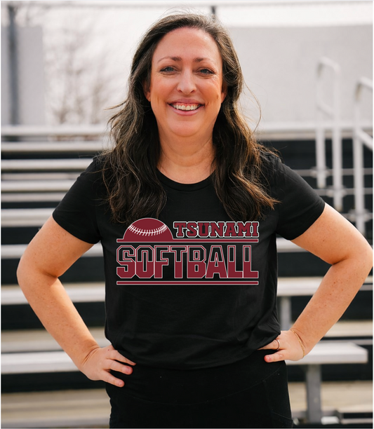 Tsunami Softball Tee or Tank #4