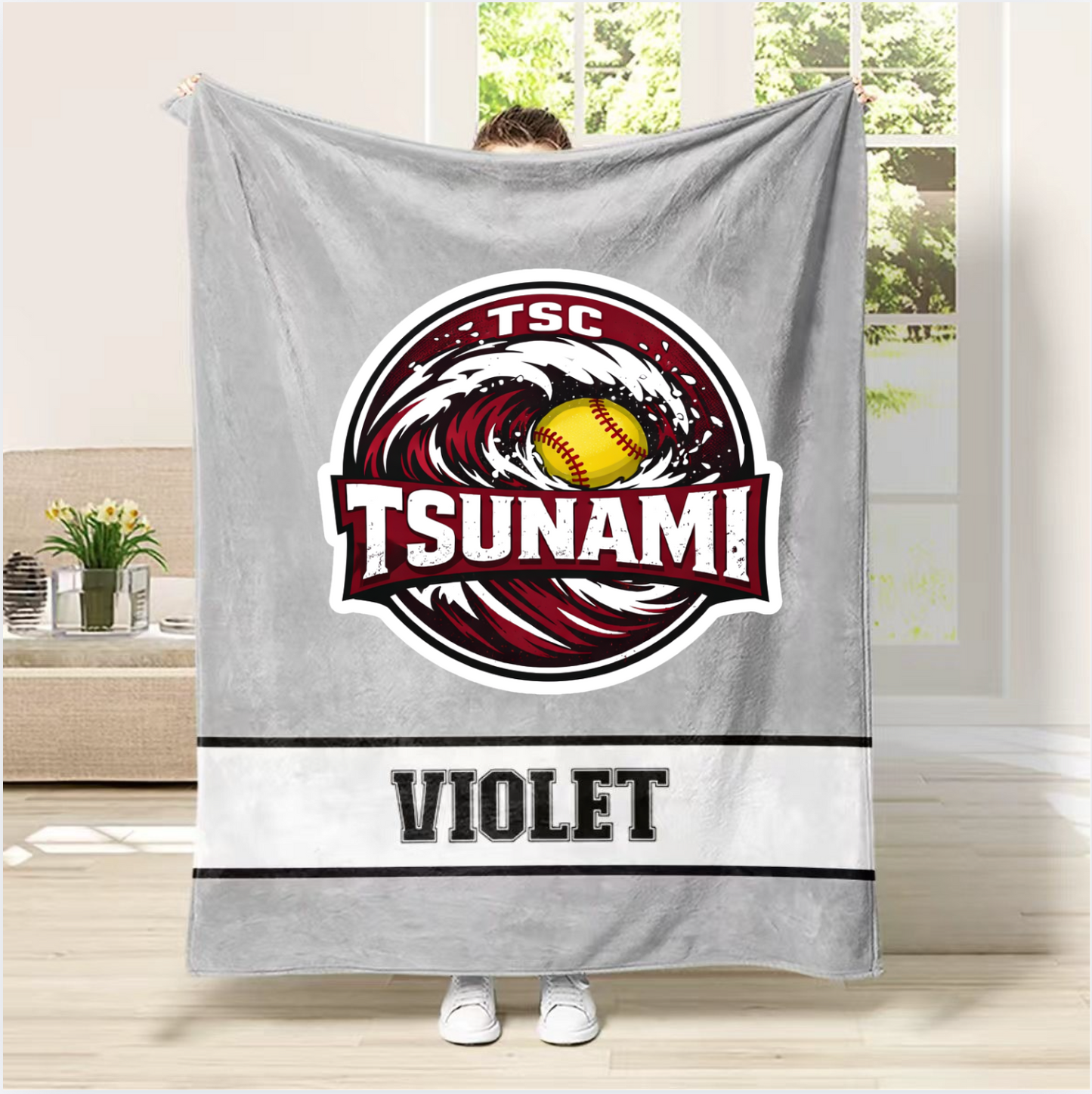 Tsunami Blanket - 3 Sizes - 2 Design choices