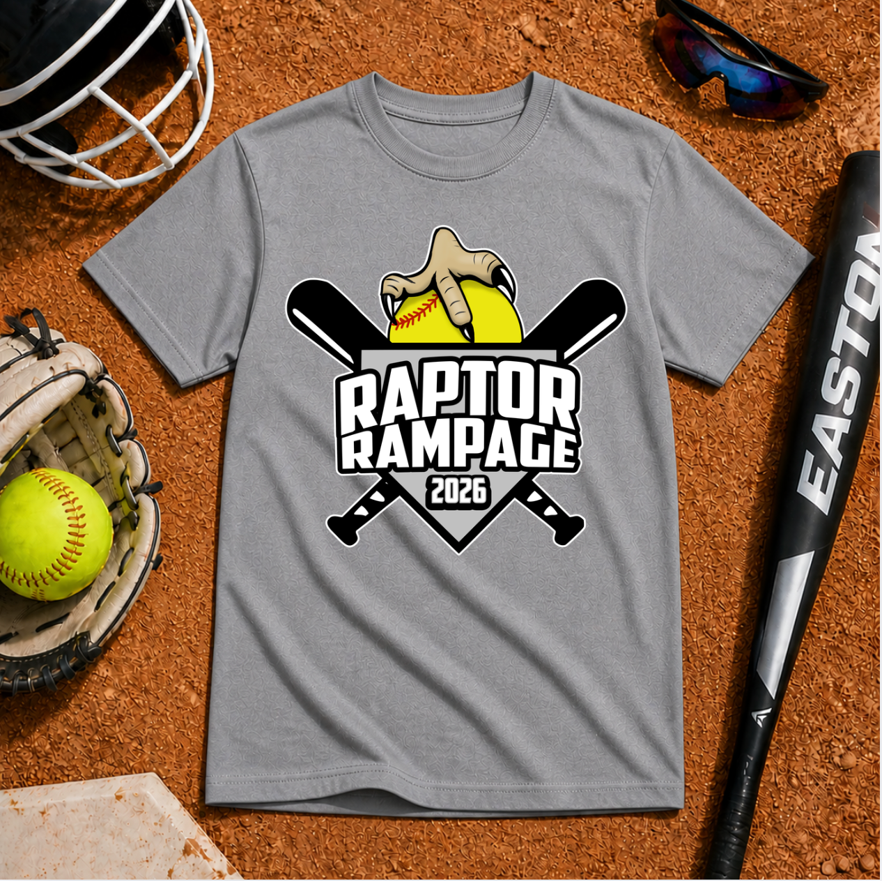 Raptor Rampage Adult Tee - Optional Back - PREORDER ONLY