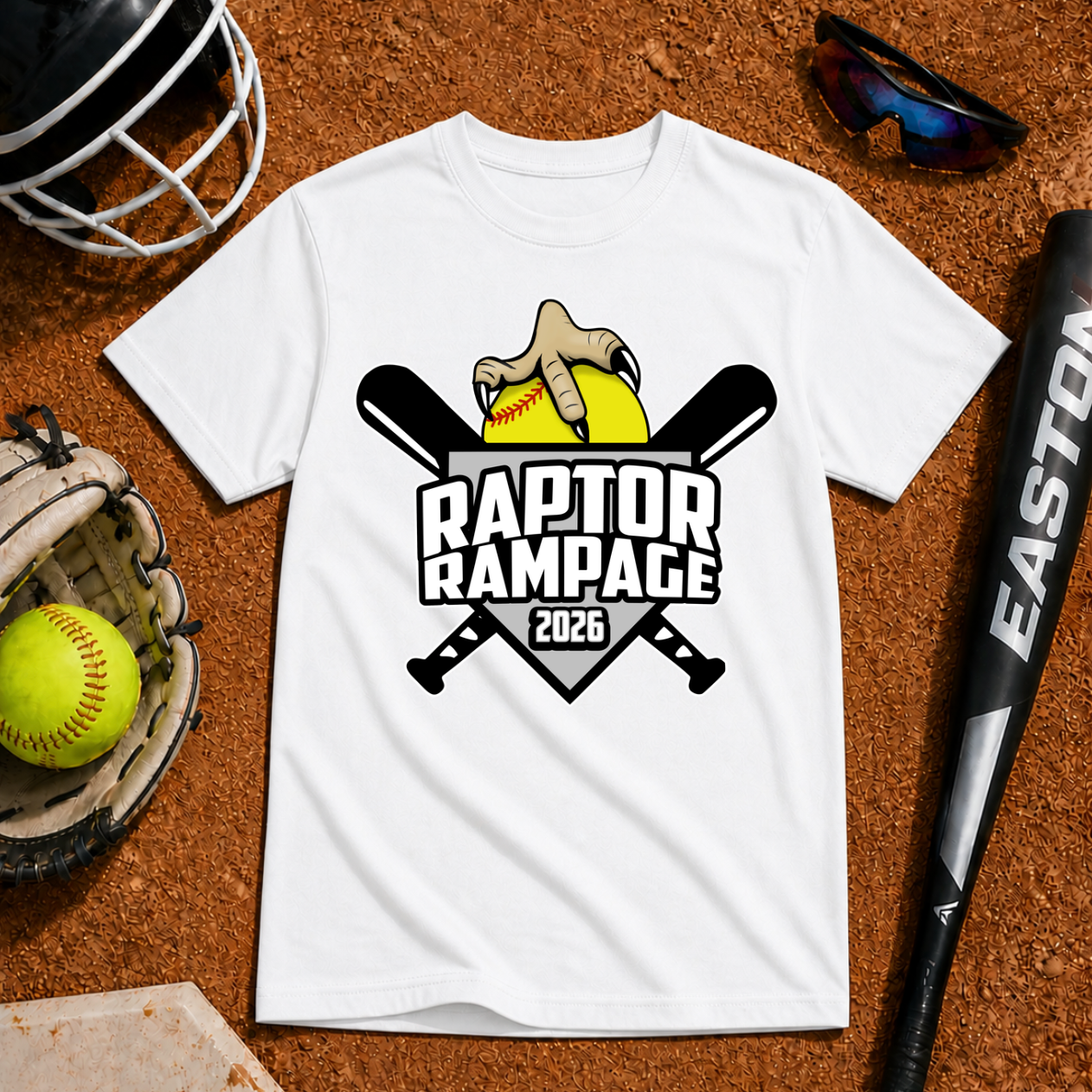Raptor Rampage Adult Tee - Optional Back - PREORDER ONLY