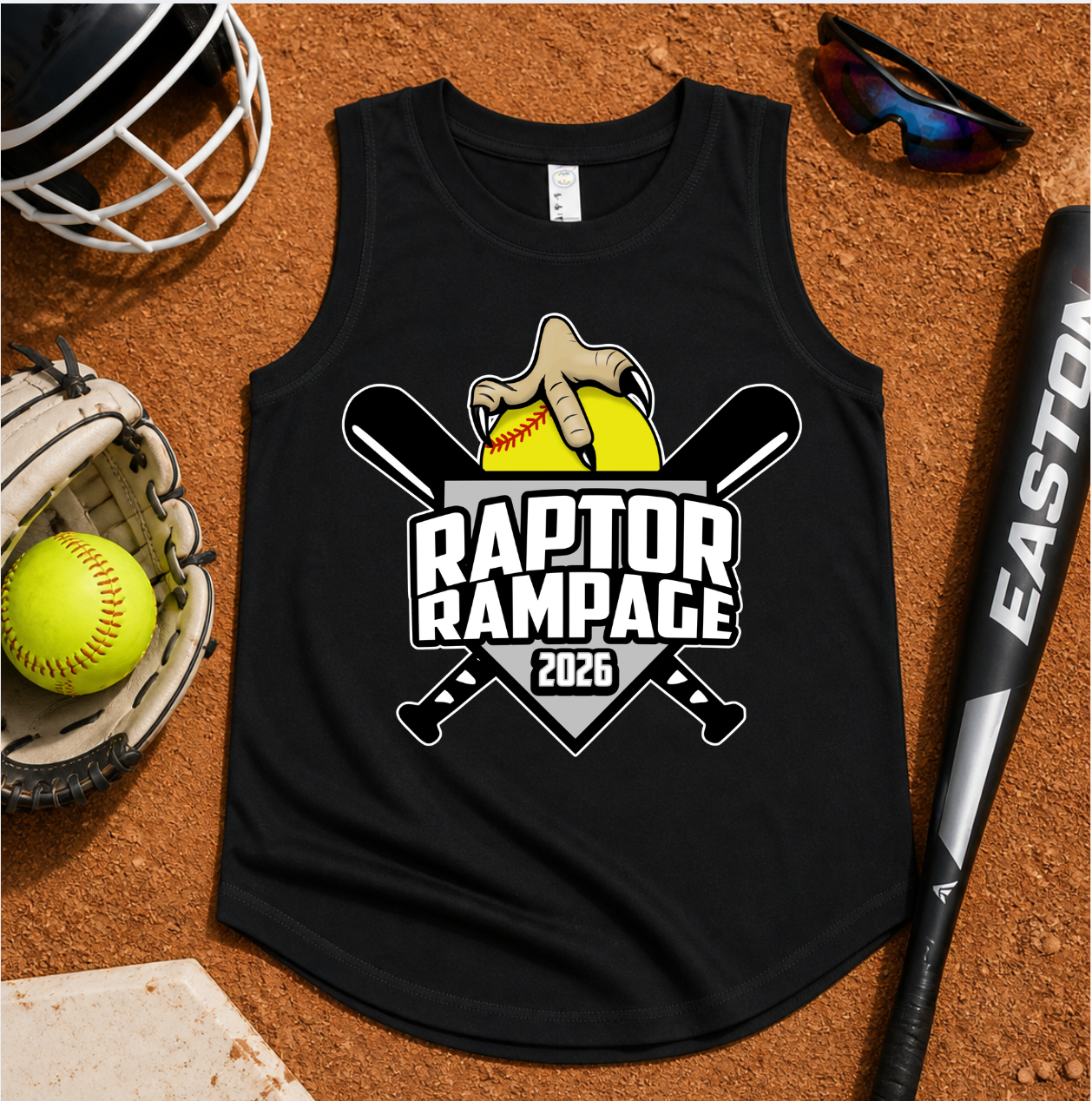 Raptor Rampage Youth Tank Top - Optional Back - PREORDER ONLY
