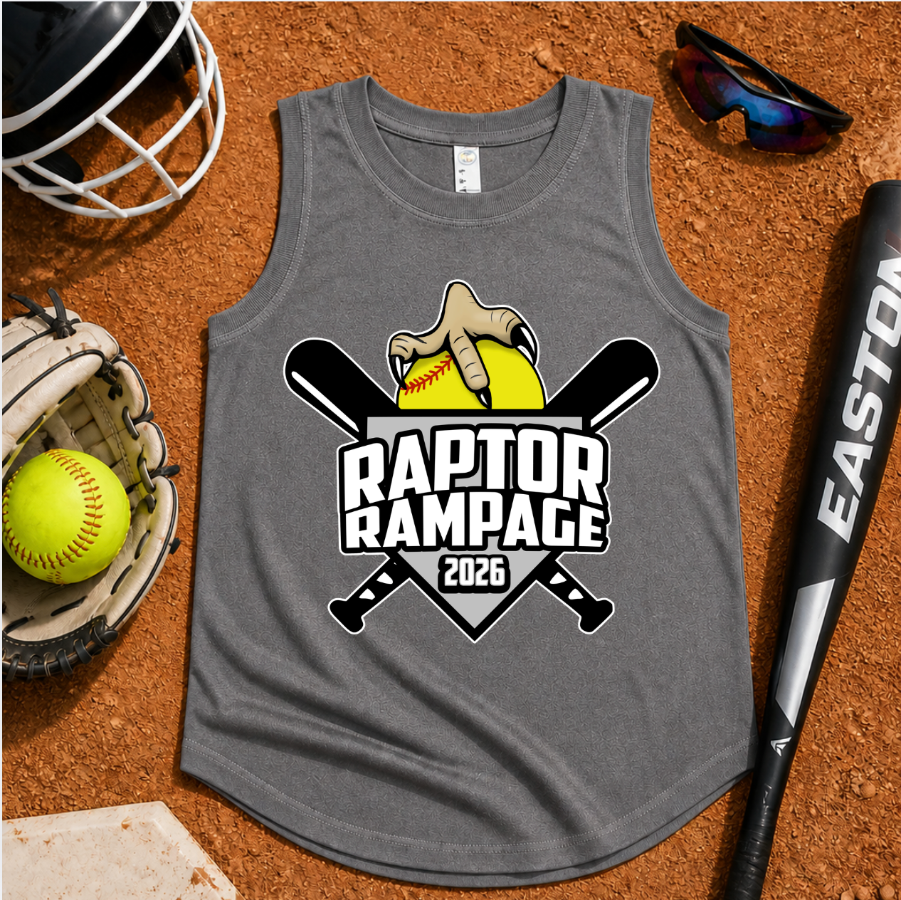 Raptor Rampage Youth Tank Top - Optional Back - PREORDER ONLY