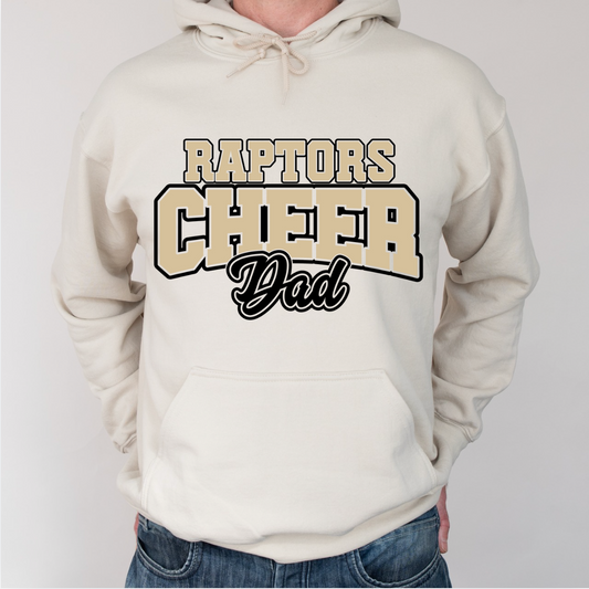 Cheer Dad with Optional Back Hoodie - Adult