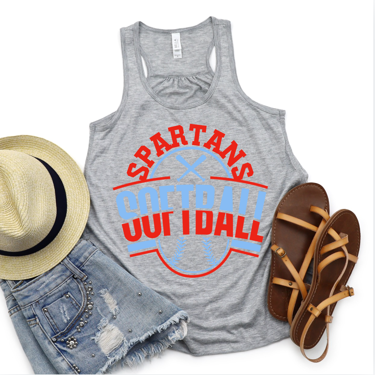 Spartans Softball Tee or Tank