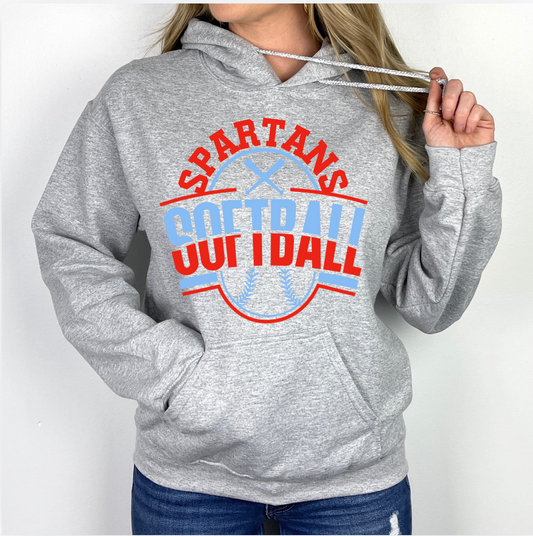 Spartans Softball Hoodie