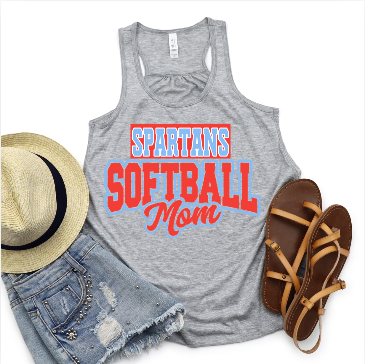 Spartans Softball Mom Tee or Tank