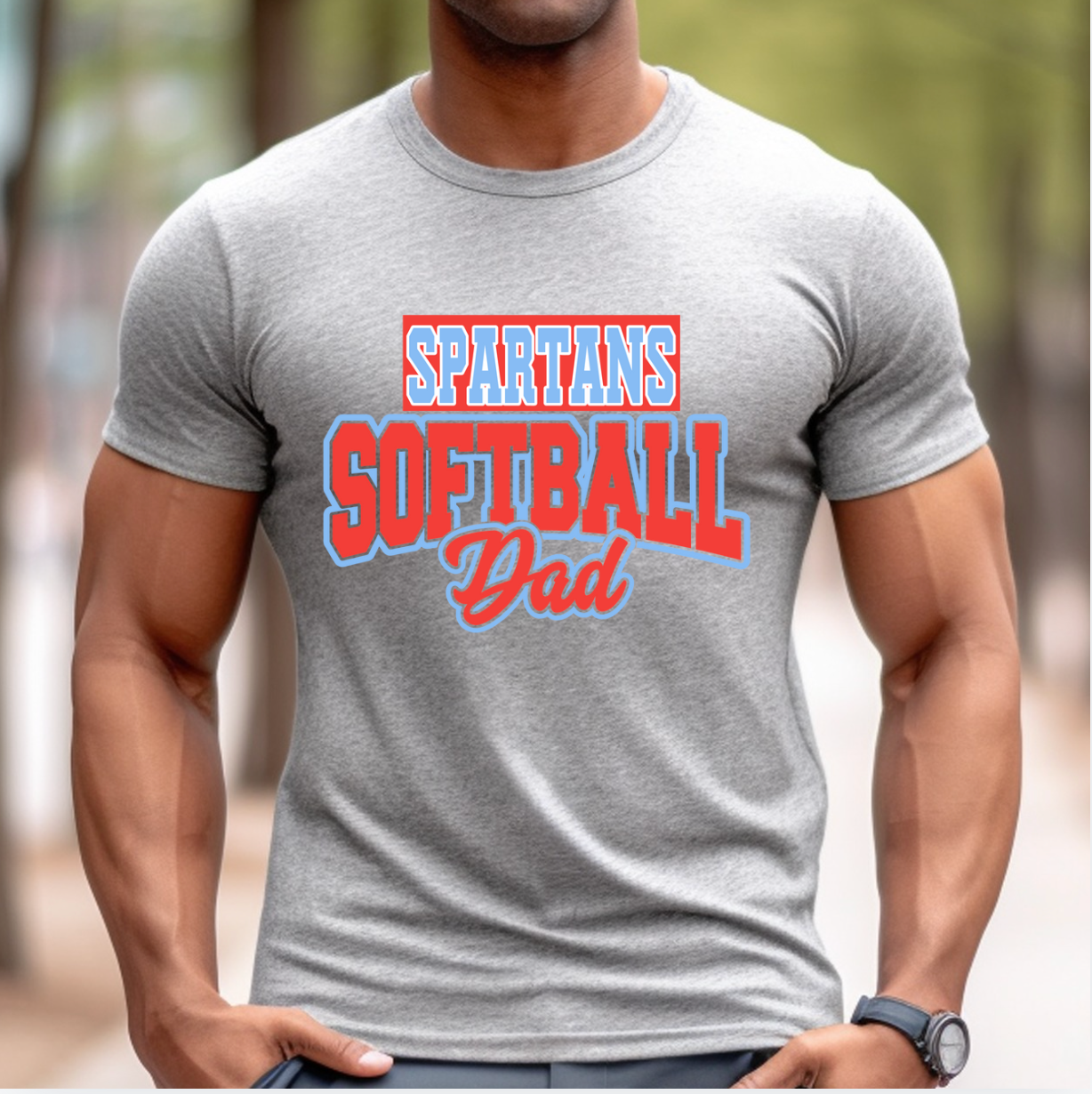 Spartans Softball Dad Tee