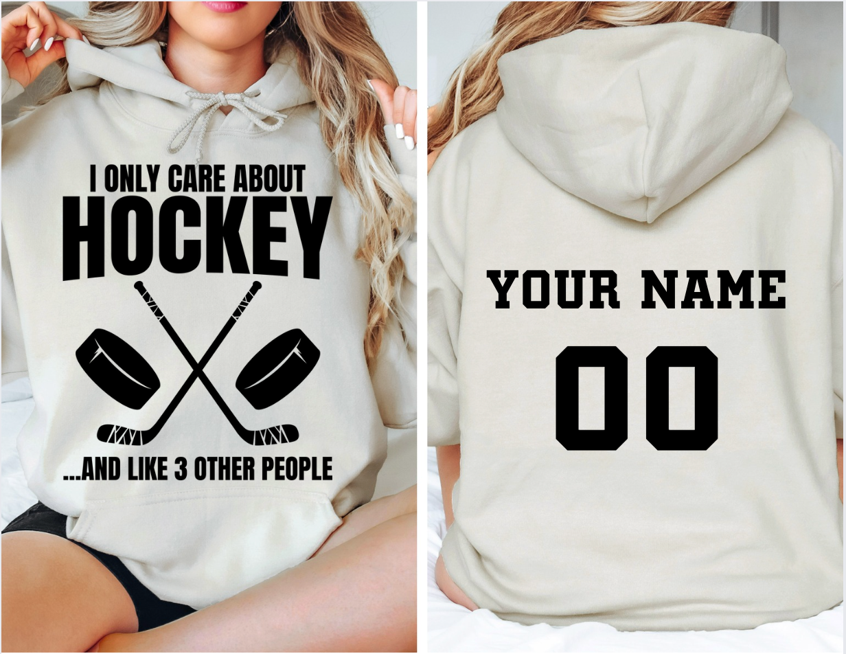 Hockey & 3 People Hoodie