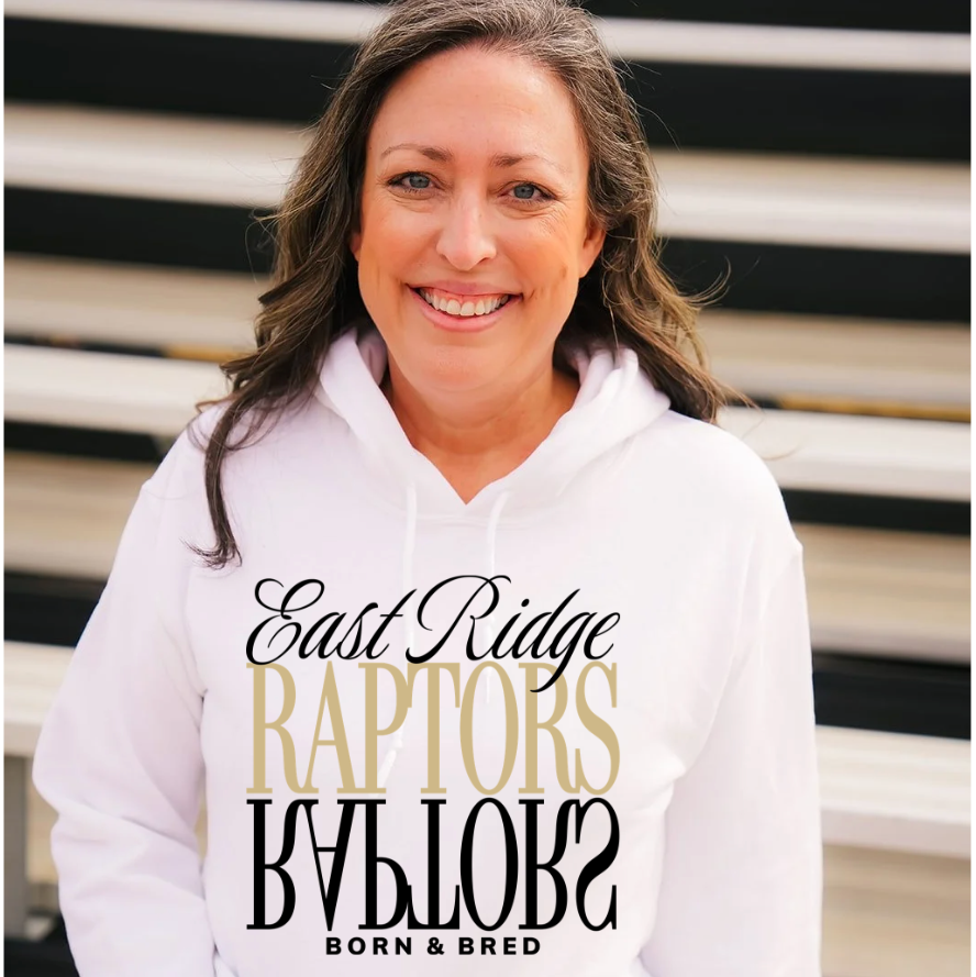 East Ridge Raptors Born & Bred - Adult - Hoodie or Crew
