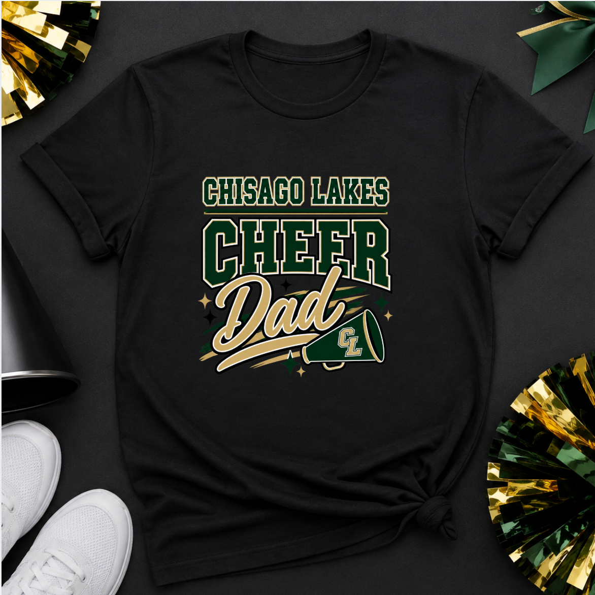 Chisago Lakes Cheer Dad Tee