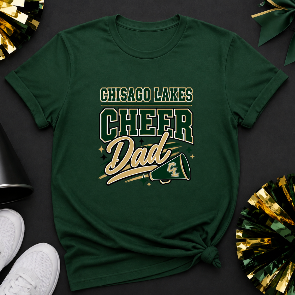 Chisago Lakes Cheer Dad Tee