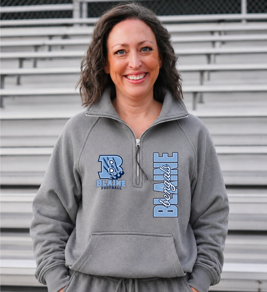 Blaine Bengals 1/2 Zip
